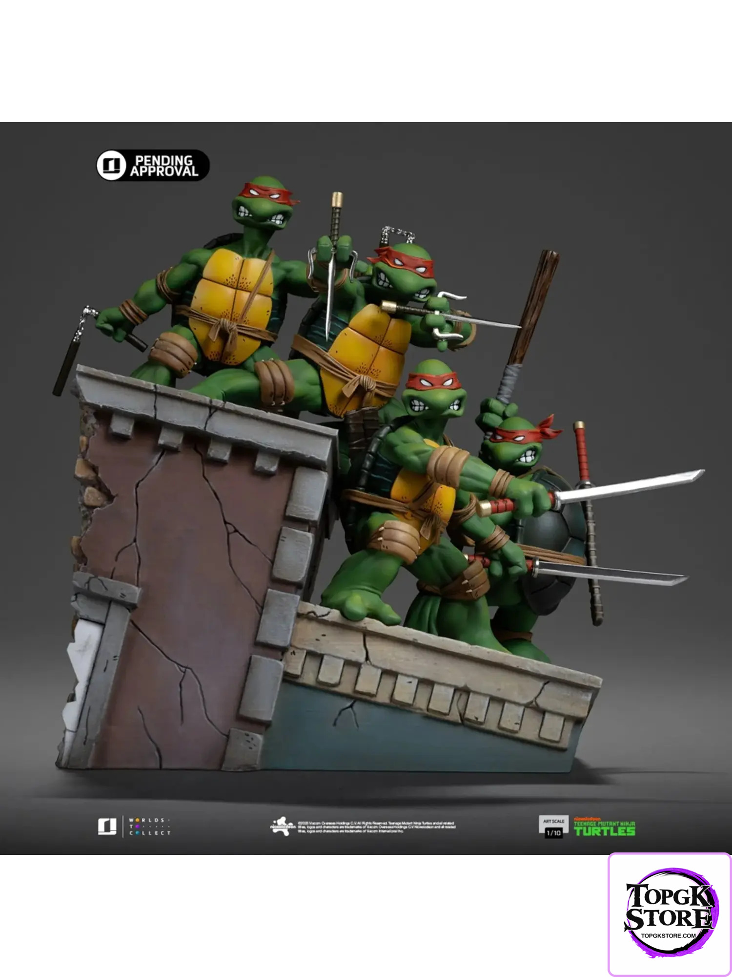Iron Studio – TMNT 1st Cover Set Teenage Mutant Ninja Turtles NICKEL123825-10 (Licensed) - Photo 1 | TopGKStore