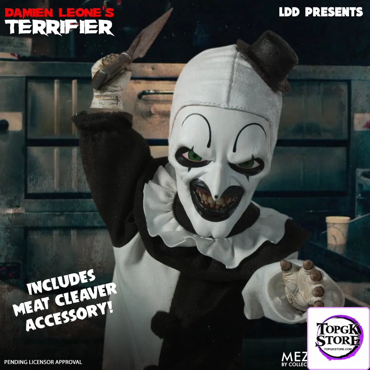 Mezco Studio – Terrifier: Art the Clown Doll & with Sound MDS Mega Scale 15-Inch Doll (Licensed) - Photo 16 | TopGK
