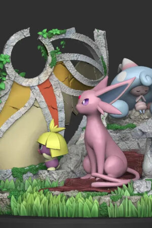 Kipi Studio – Pokémon Eevee Series #7 & #8 Espeon & Umbreon - Photo 1 | TopGKStore