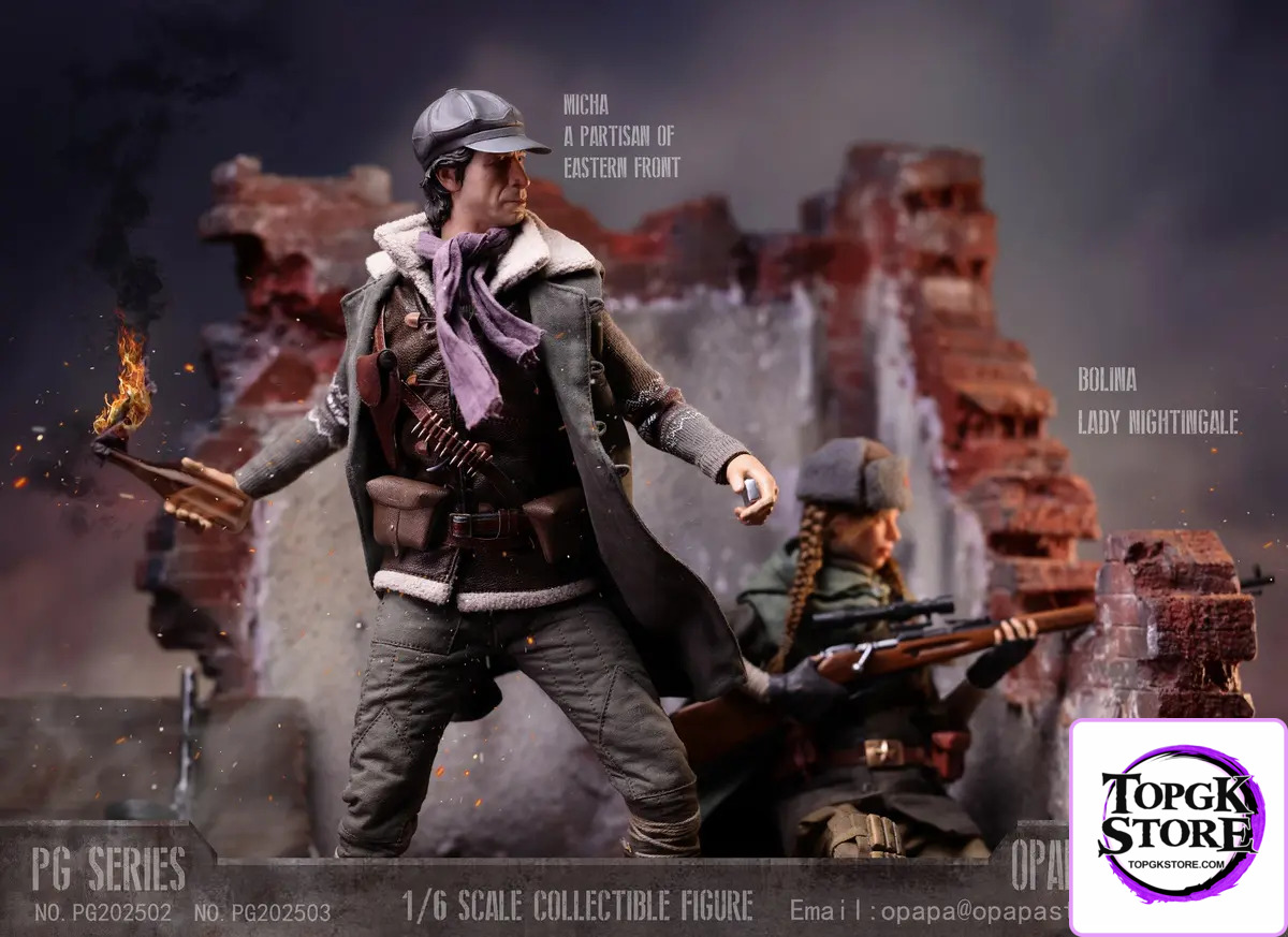 OPAPA TOYS – Call of Duty 1/6 Misha Petrov Partisan of Eastern Front PG202503 Ruins PG202506 - Photo 17 | TopGKStore