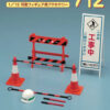 Hasegawa – 1/12 Posable Figure Accessory Parts – Safety Machines at Construction Sites Plastic Model (Licensed) -