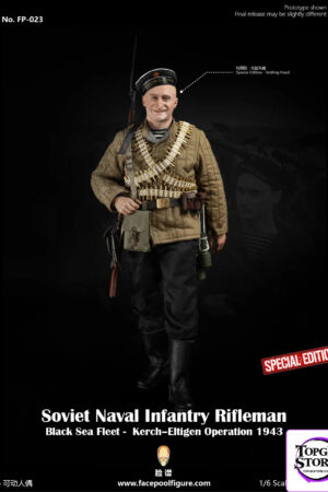Facepoolfigure – 1/6 Action Figure Soviet Naval Infantry Rifleman Black Sea Fleet FP023A & FP023B (Licensed) - Phot