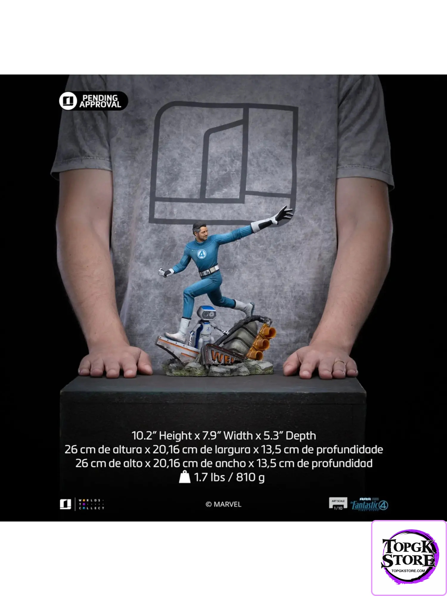 Iron Studio – The Fantastic Four: Invisible Woman & Mister Fantastic MARCAS202925-10 MARCAS203025-10 (Licensed) - P