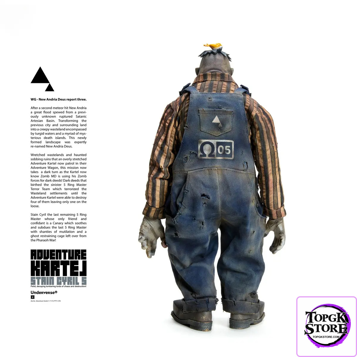 UNDERVERSE – Adventure Kartel 5 Ring Master – Stain Cyril 1/6 Action Figure (Licensed) - Photo 12 | TopGKStore