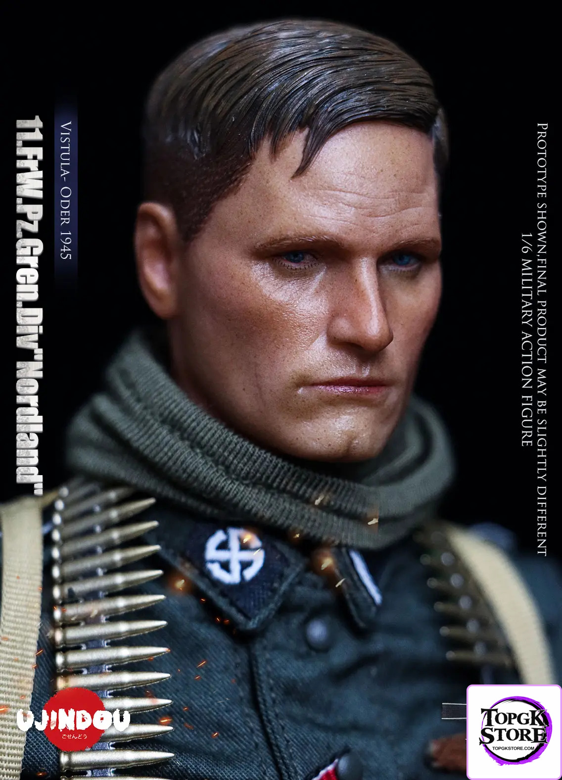 UJINDOU – 1/6 WWII 11. FrW. Pz. Gren. Div “Nordland”, Vistula – Oder 1945 UD9051 (Licensed) - Photo 2
