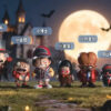 ZOR Studio – Halloween Cover Pages Sitting in a Row Dr. Slump - Photo 1 | TopGKStore