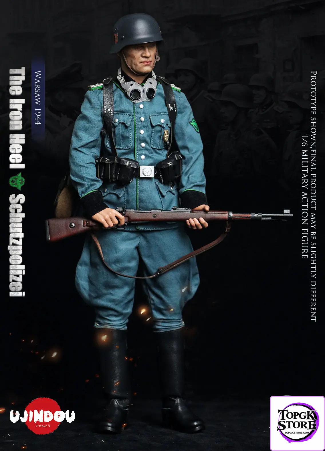 UJINDOU – 1/6 The Iron Heel-WWII German Schutzpolizei Warsaw 1944 UD9057 (Licensed) - Photo 23 | TopGKStore