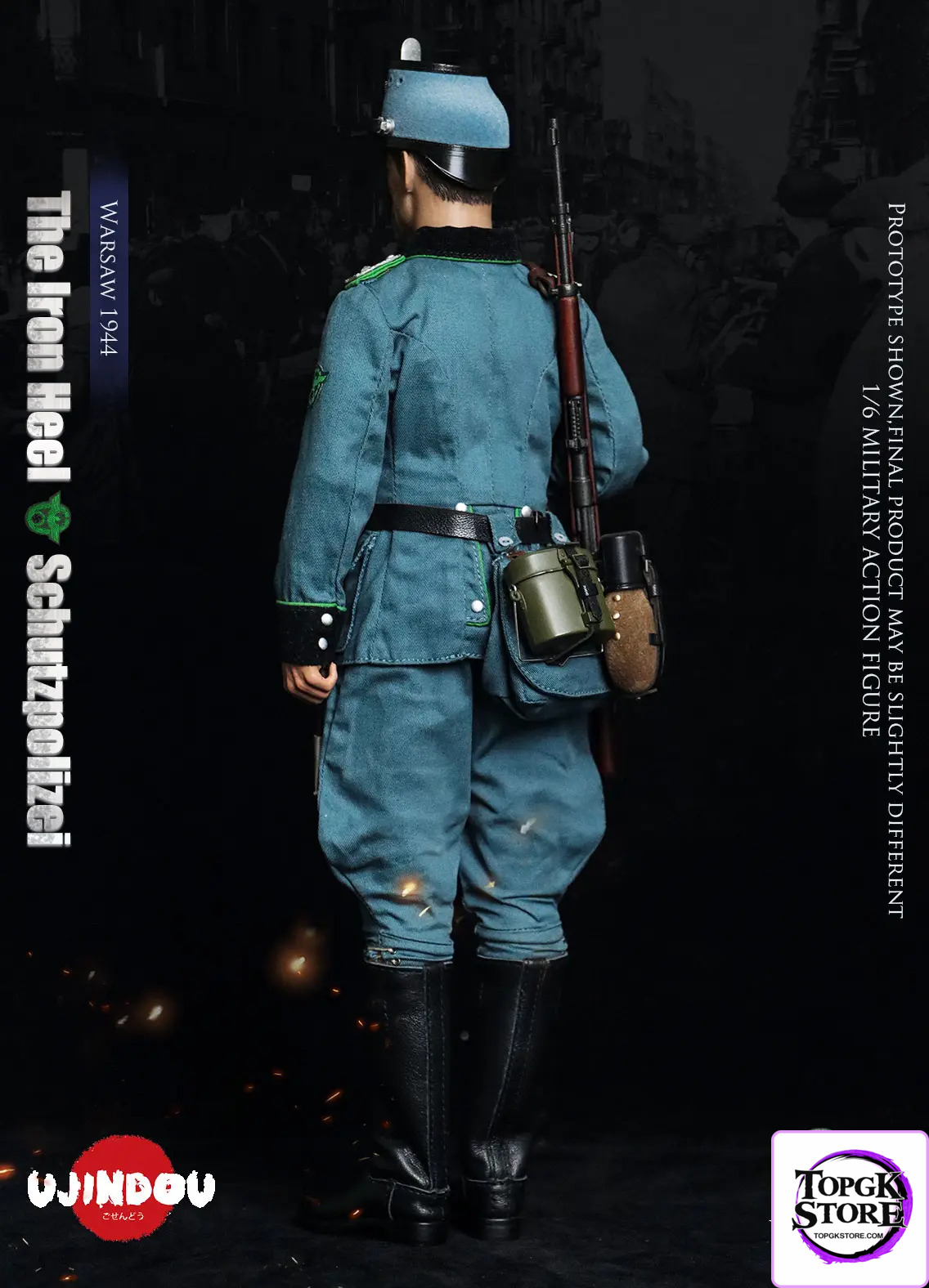 UJINDOU – 1/6 The Iron Heel-WWII German Schutzpolizei Warsaw 1944 UD9057 (Licensed) - Photo 24 | TopGKStore