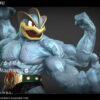 Wang Wang Studio – Pokémon Ring Boxing Champion Machamp 1/20 Pokédex - Photo 5 | TopGKStore
