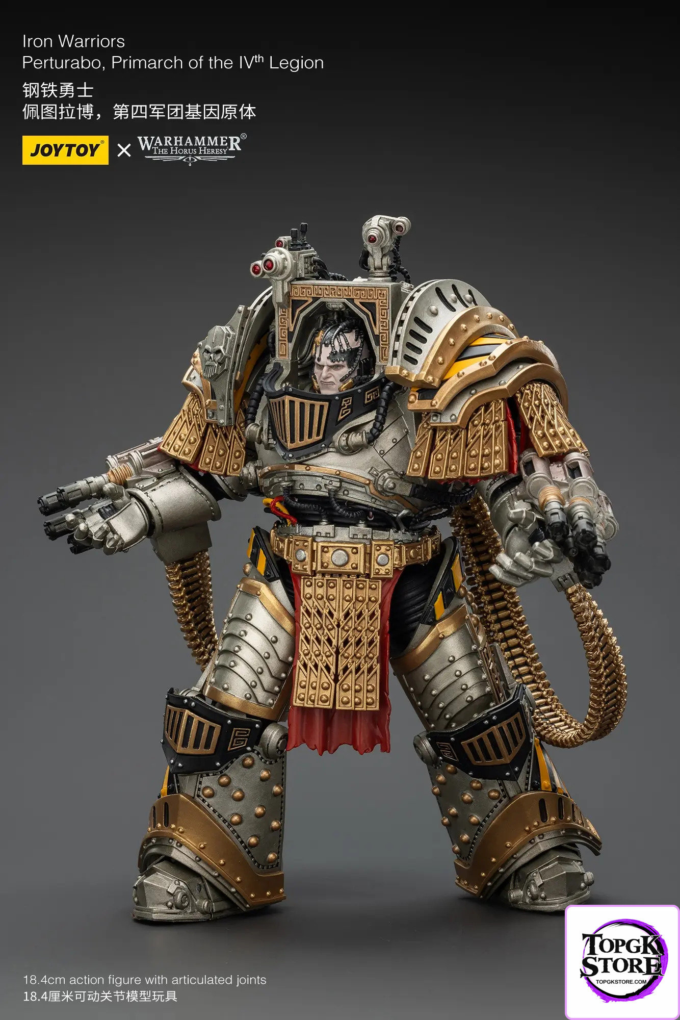 JOYTOY – Iron Warriors Perturabo, Primarch of the lVth Legion (Licensed) - Photo 11 | TopGKStore