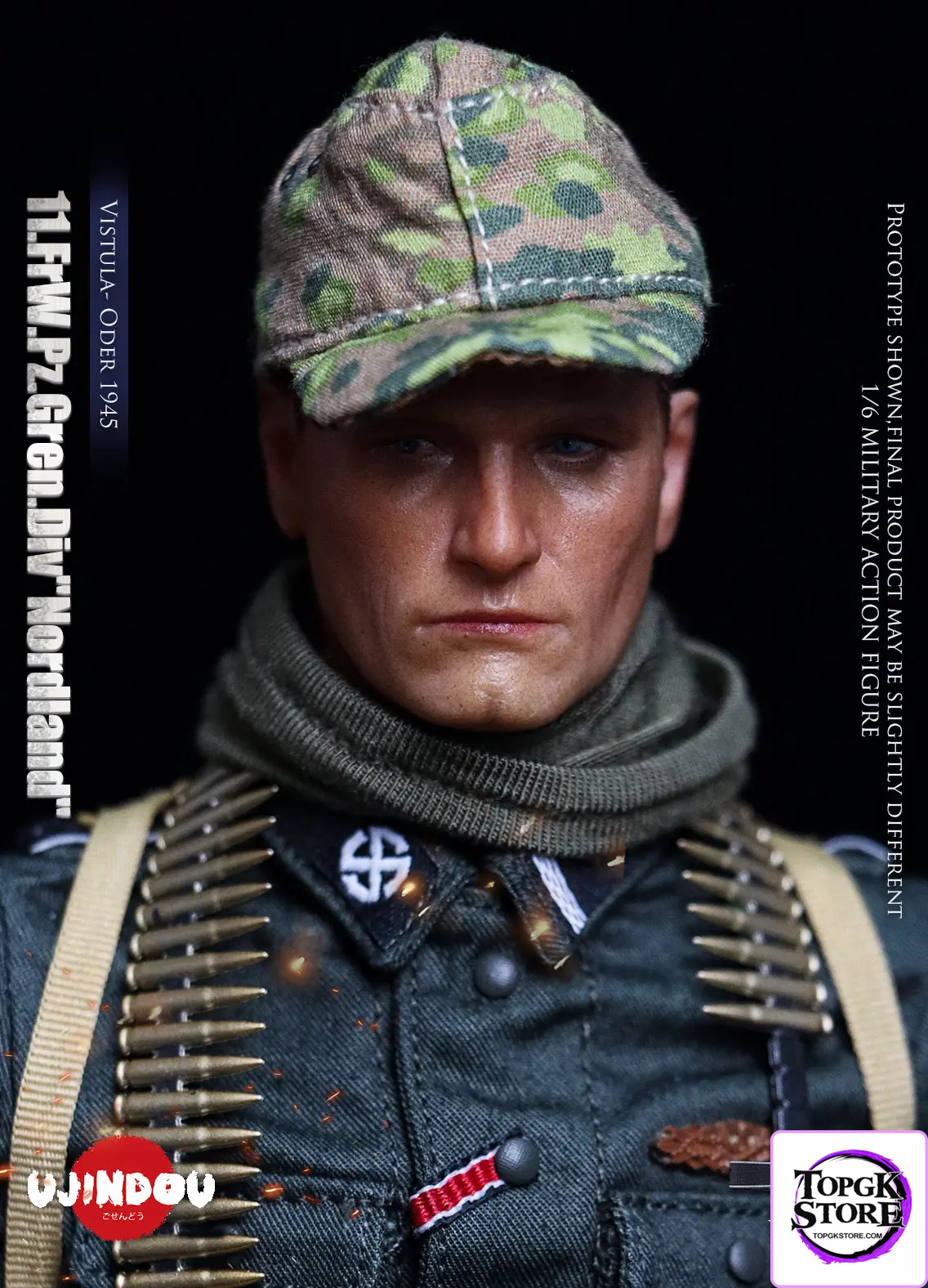 UJINDOU – 1/6 WWII 11. FrW. Pz. Gren. Div “Nordland”, Vistula – Oder 1945 UD9051 (Licensed) - Photo 2