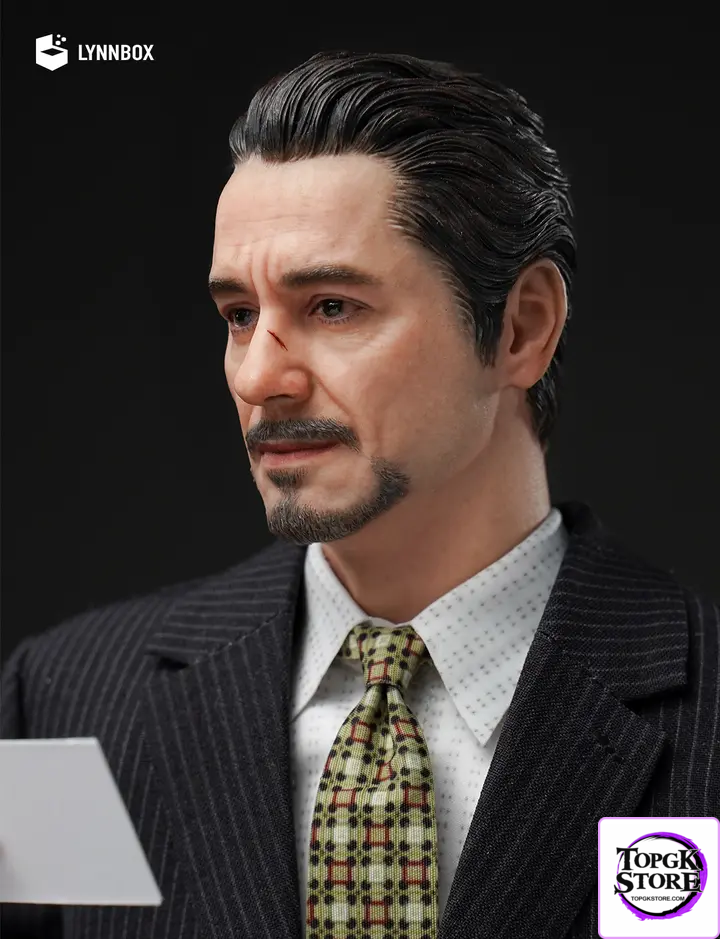 LYNNBOX Studio – Marvel 1/6 Iron Man Tony Stark Press Conference Suit & Podium Set - Photo 7 | TopGKStore