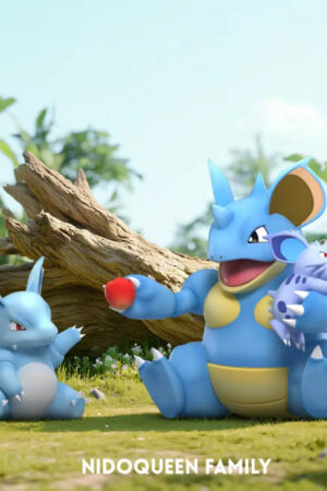 Wonder Studio – Nidoqueen Evolution Set Pokémon - Photo 1 | TopGKStore
