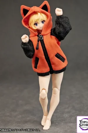Alphamax - Party Animal Girl Loungewear Penguin Hoodie X Kaiju Hoodie X Rabbit Hoodie X Cat-san Hoodie (DOLL ACCESSORY) (Lice