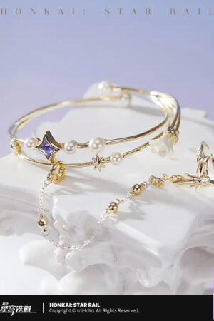 miHoYo – Honkai: Star Rail – Robin Themed Impression Series Bracelet Ring Set X Metal Pendant (Licensed) - Photo 