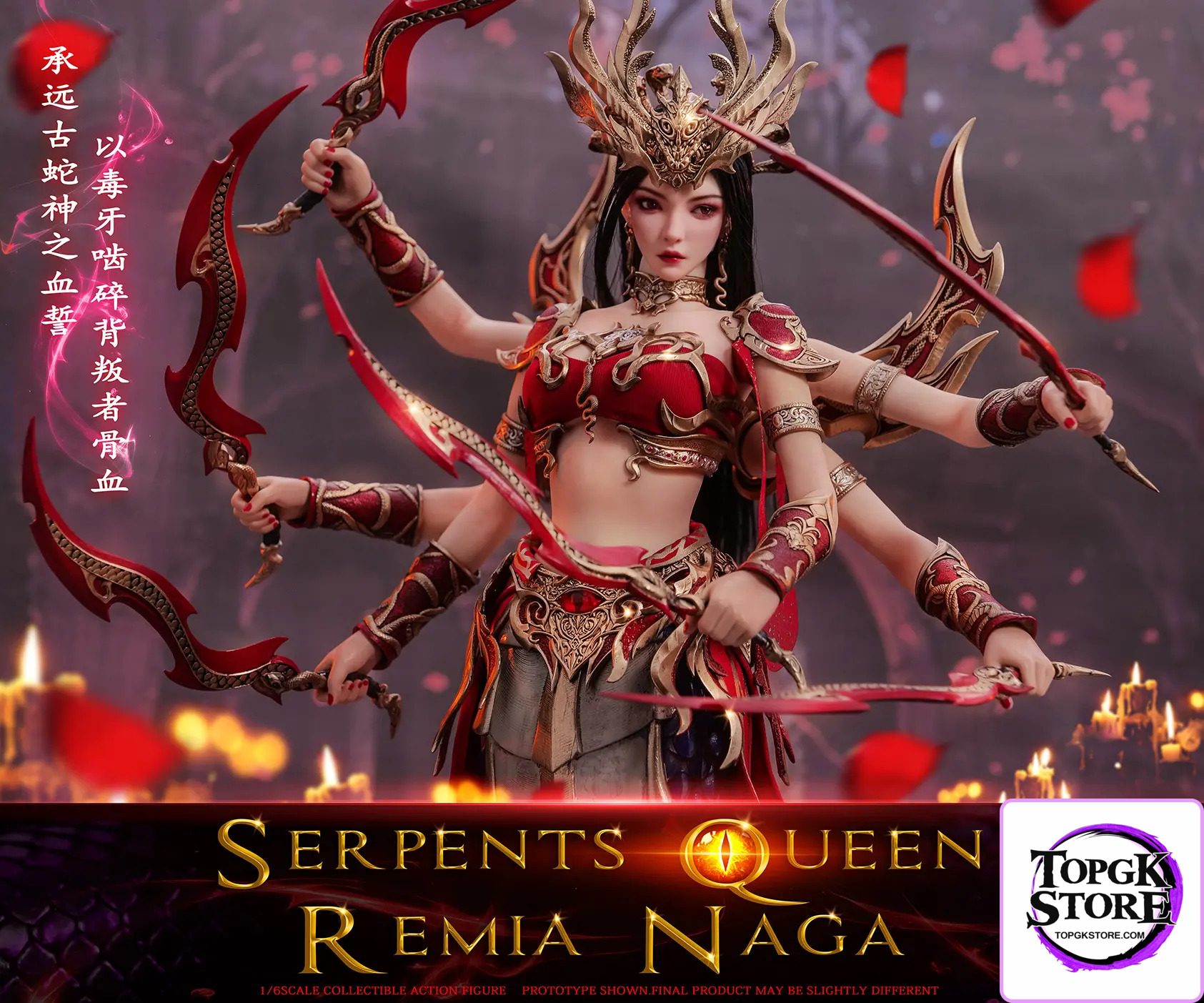3STOYS – 1/6 Scale Lamia Queen Remia Fully Articulated Action Figure 3S018 (Licensed) - Photo 15 | TopGKStore