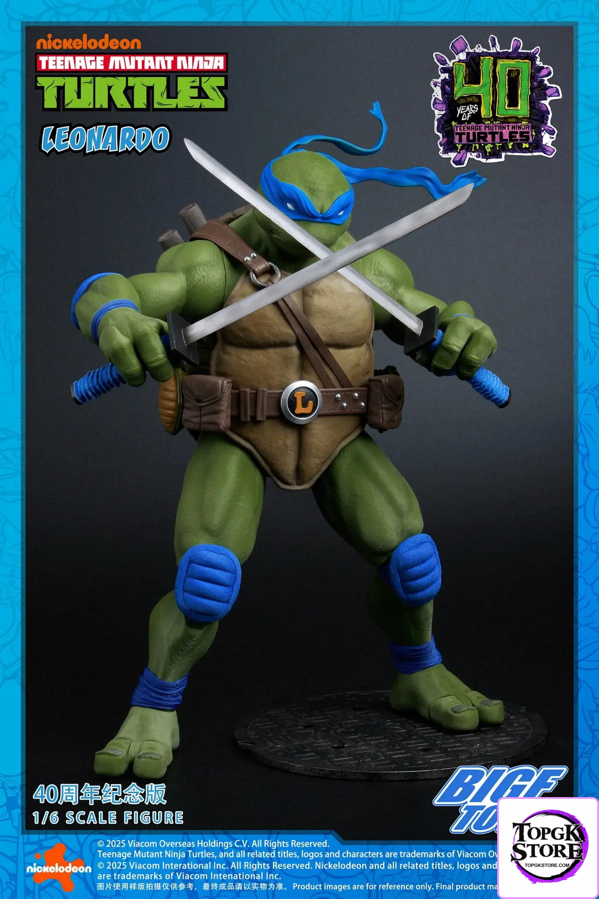 BIGFTOYS – BIGF-001 Leonardo 40th Anniversary Edition 1/6 Scale Action Figure (Licensed) - Photo 13 | TopGKStore