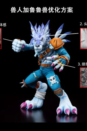 MINE Studio – Perfect Level #4 WereGarurumon Digimon - Photo 2 | TopGKStore