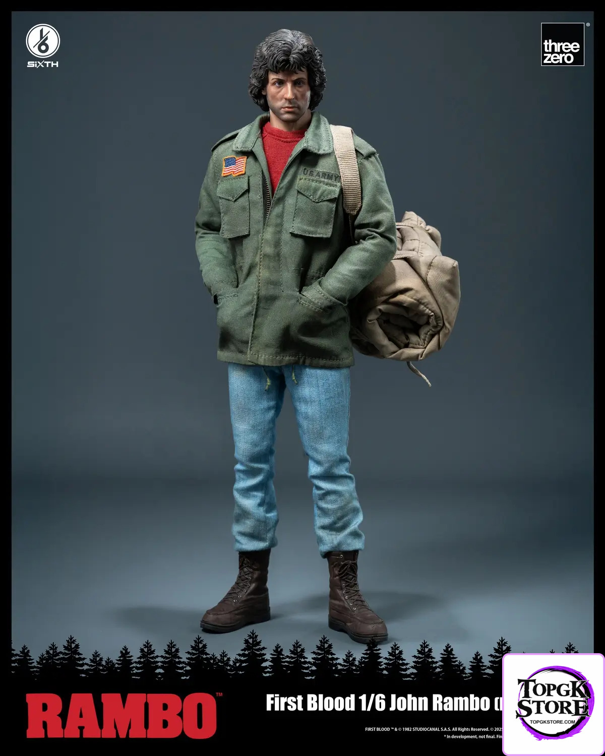 Threezero – Rambo: First Blood 1/6 John Rambo (Field Jacket) 3Z05530W0 (Licensed) - Photo 3 | TopGKStore