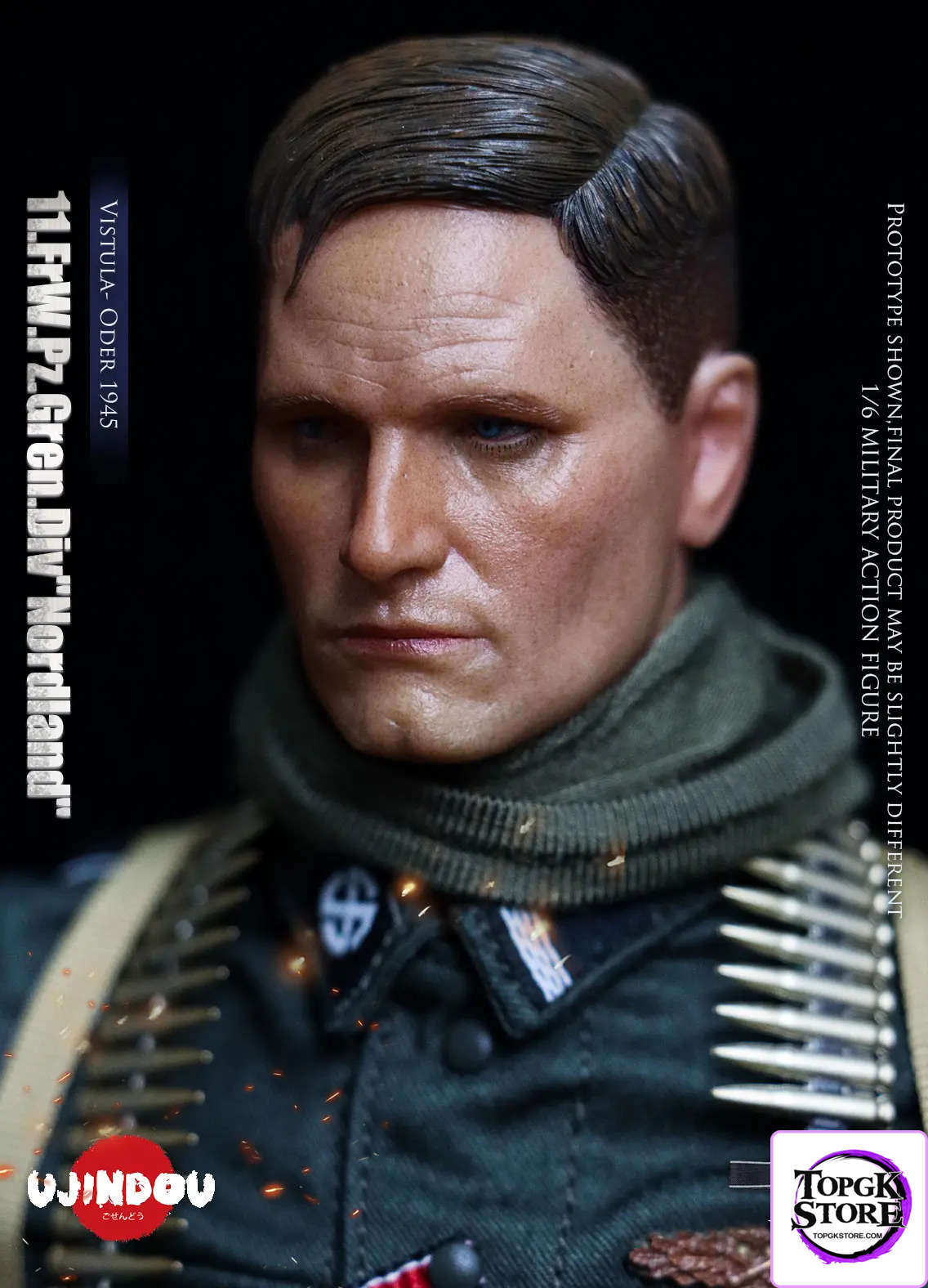 UJINDOU – 1/6 WWII 11. FrW. Pz. Gren. Div “Nordland”, Vistula – Oder 1945 UD9051 (Licensed) - Photo 3