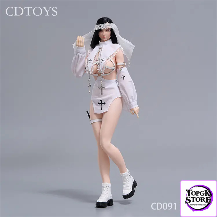 CDToys – CD091 1/6 Female Soldier Nurse Cosplay Outfit (Licensed) - Photo 7 | TopGKStore
