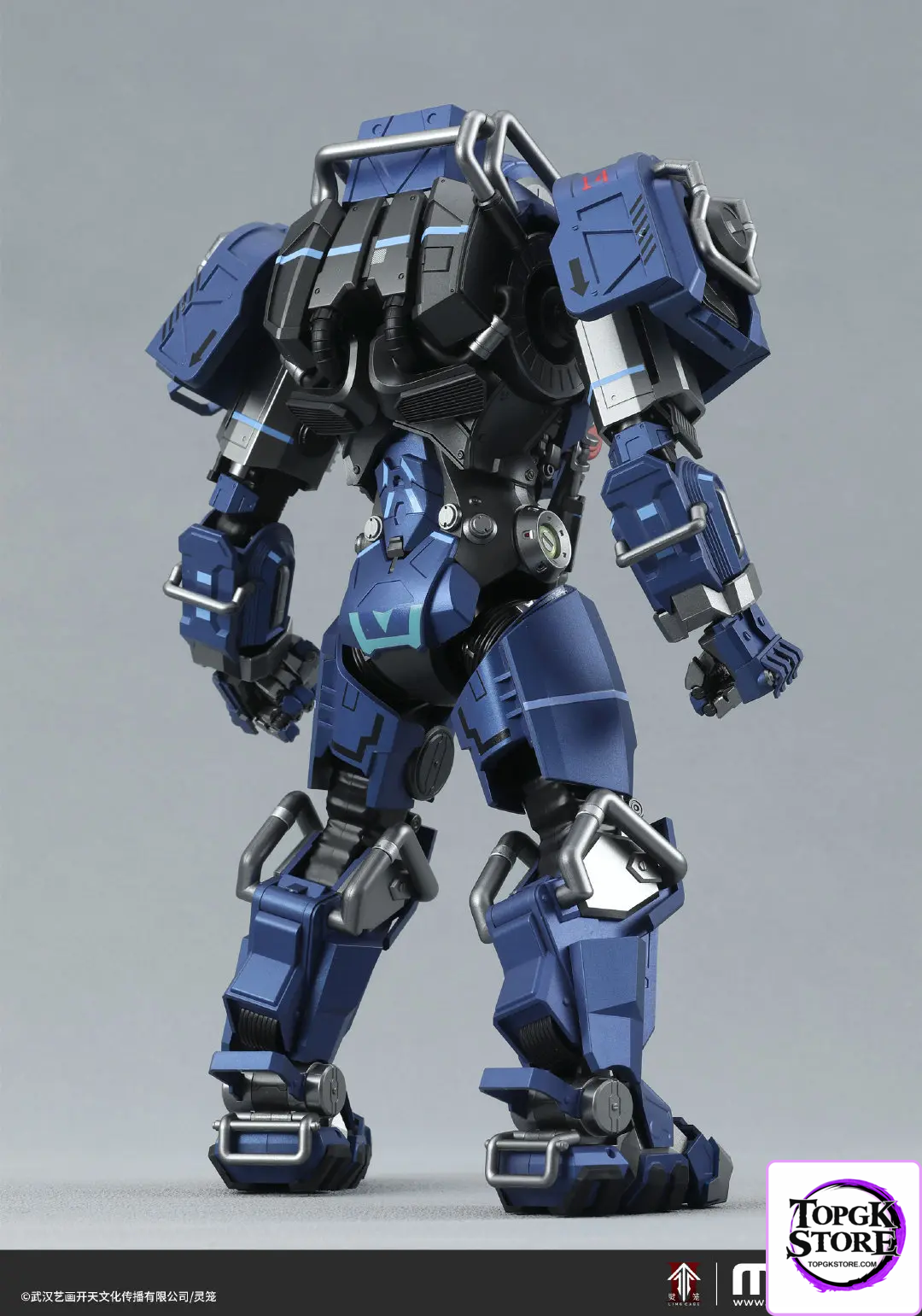 MENG Model Studio – 1/9 MECHA-012 Ling Cage MU-2 City Defender Model Kit Pre-colored Version (Licensed) - Photo 8 | Top
