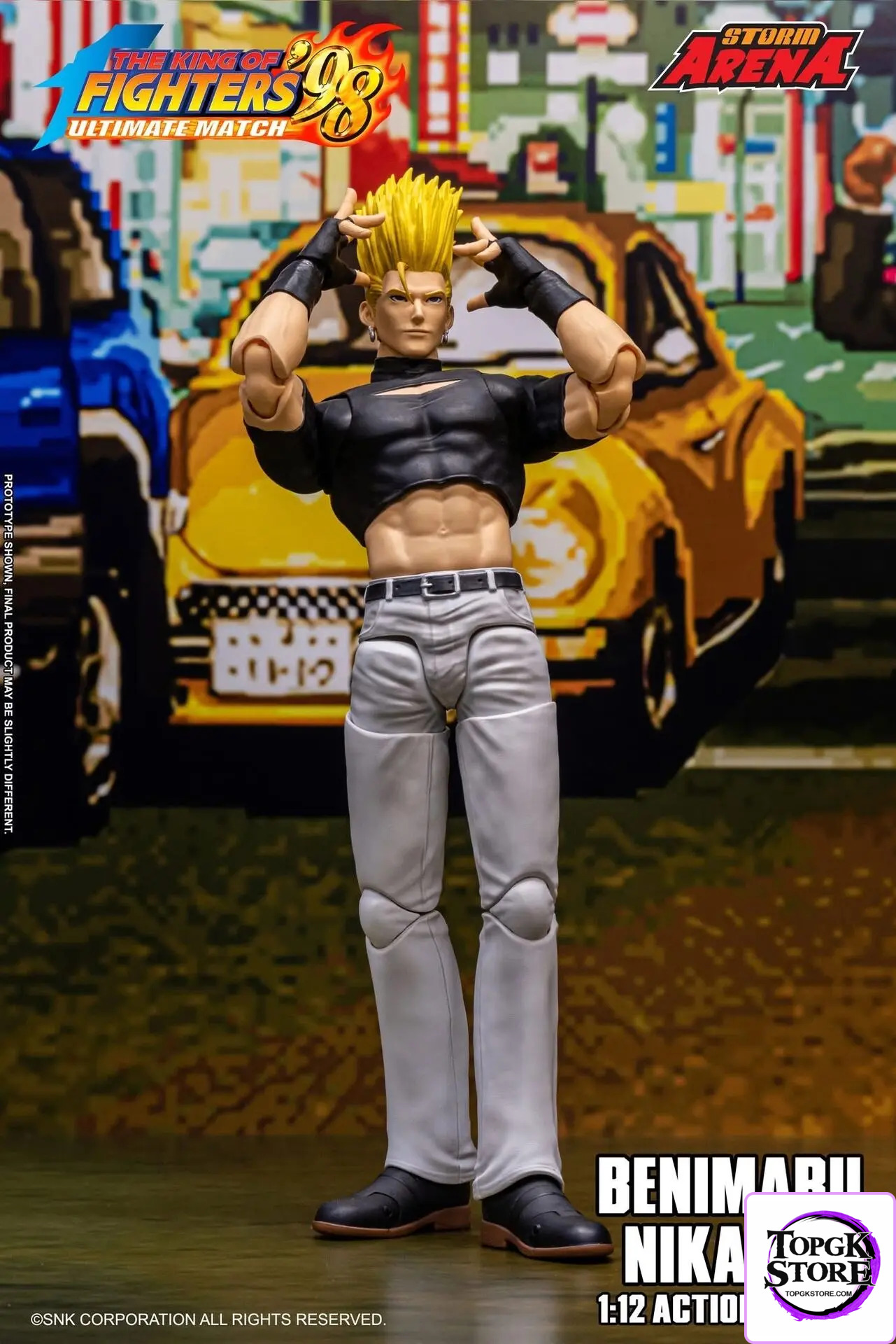 Storm Toys – 1/12 The King of Fighters ’98 Ultimate Match Nikaidou Benimaru Storm Arena (Licensed) - Photo 8 | To