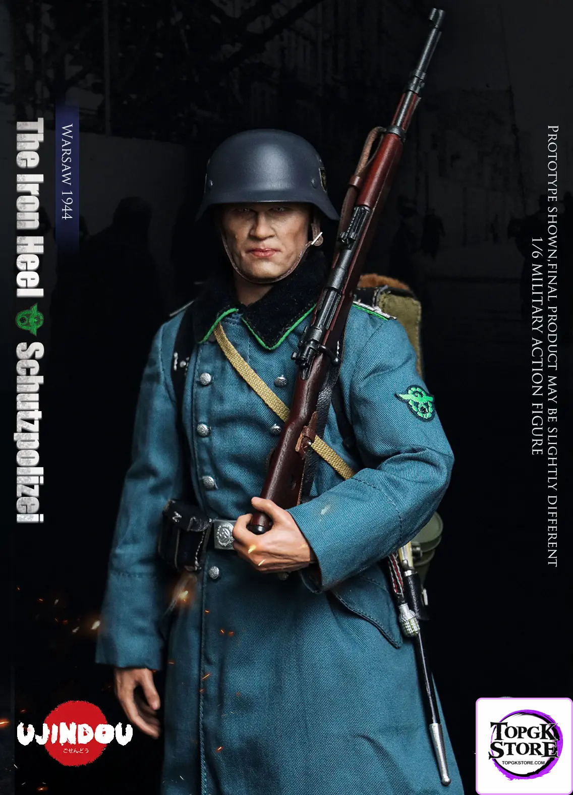 UJINDOU – 1/6 The Iron Heel-WWII German Schutzpolizei Warsaw 1944 UD9057 (Licensed) - Photo 25 | TopGKStore
