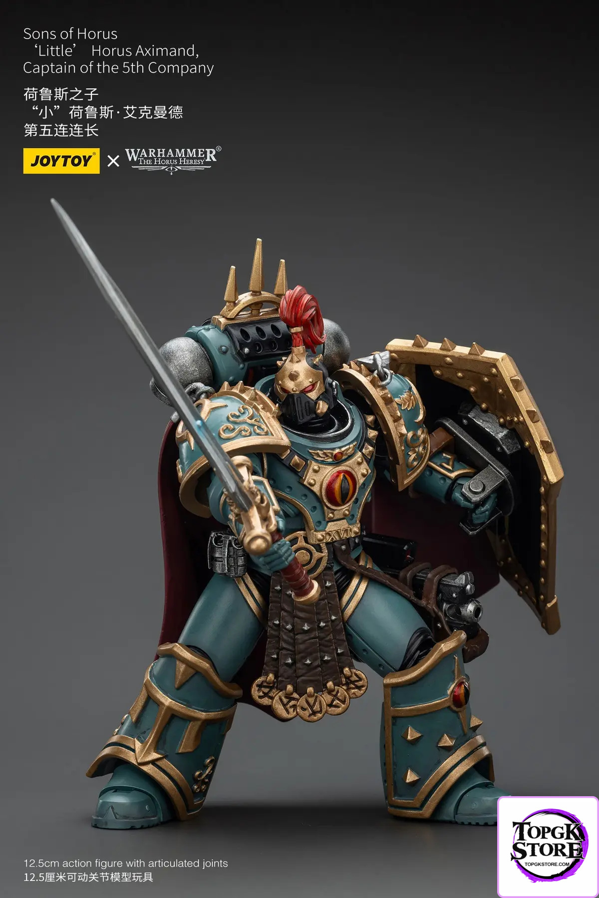 JOYTOY – Sons of Horus ‘Little’ Horus Aximand,Captain of the 5th Company JT01833 (Licensed) - Photo 6 | TopGKStor