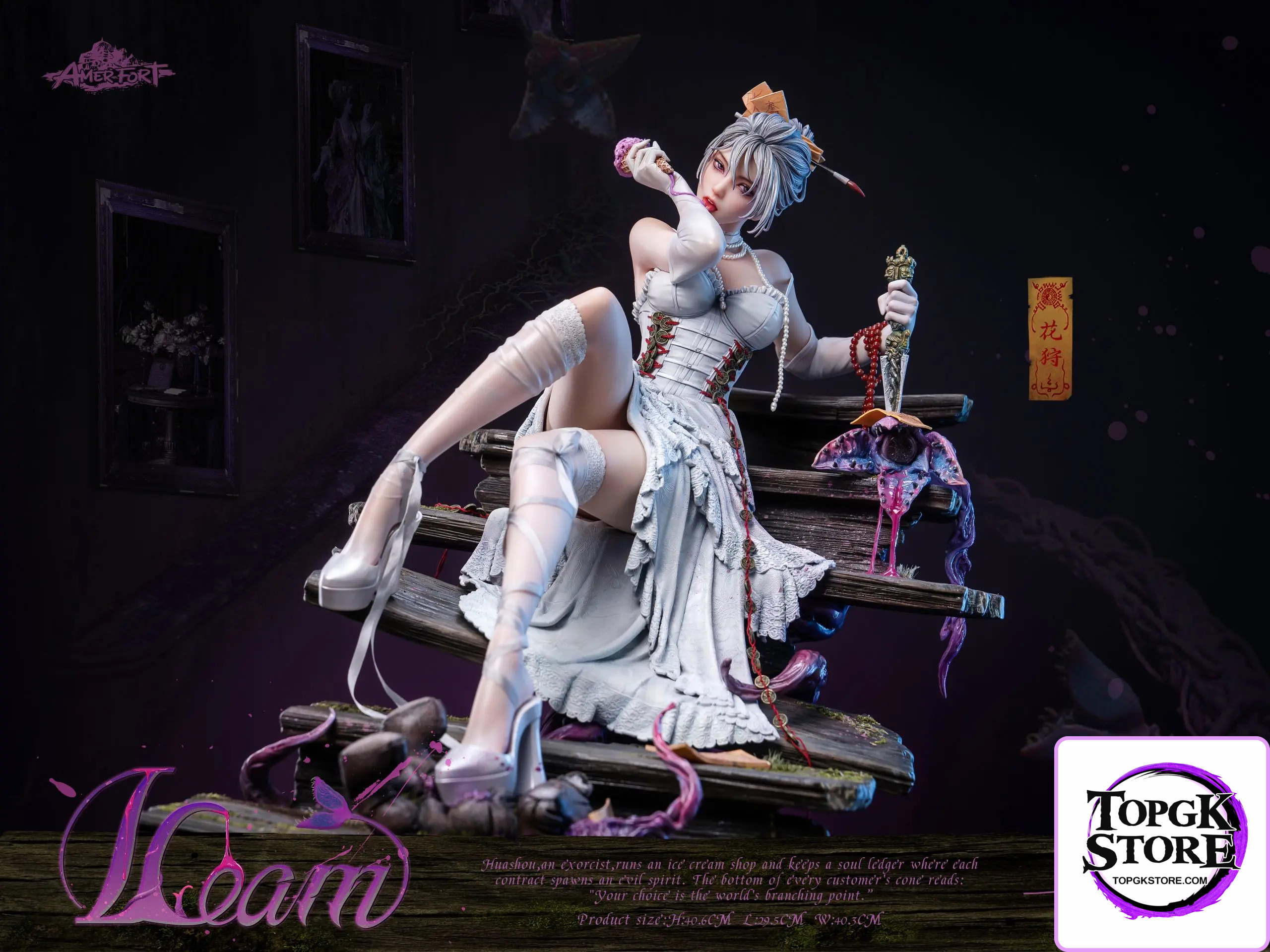 PJ Studio – AmerFort × LouLL_Aroll Hua Shou 1/4 Scale Statue AFYC-HS13 (Licensed) - Photo 1 | TopGKStore