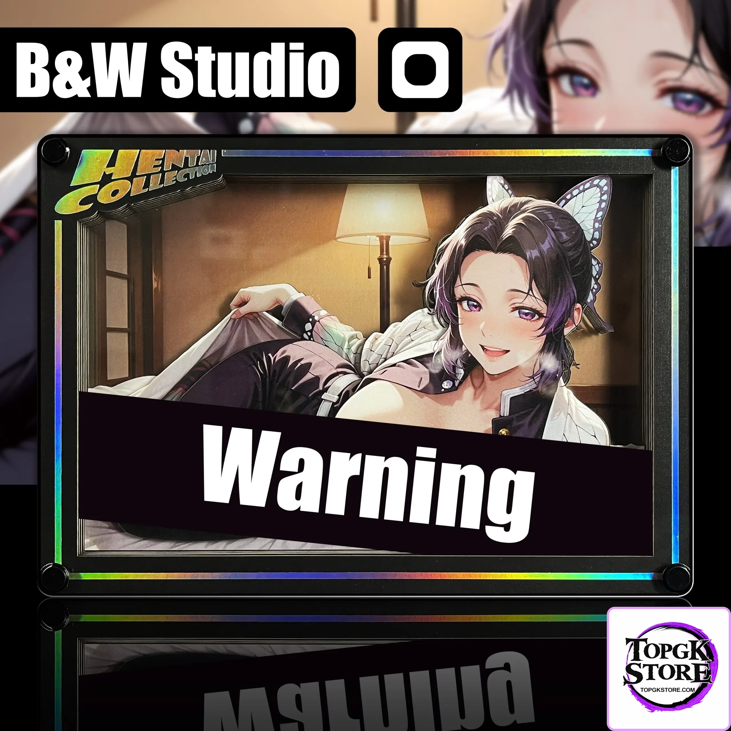 B&W Studio - Shinobu Kocho Desktop Decorative Card Demon Slayer - Photo 1 | TopGKStore