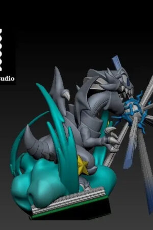 Divine Officer Studio – Yu-Gi-Oh! Cartoon Blue-Eyes White Dragon & Cartoon Dark Rabbit & Scythe Devil Bird - Ph