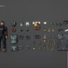 JOYTOY – Steel Ride Corps Designated Marksman Ethan & UNSC Assaulter Liam & Lucas & Samuel & Elias JT02