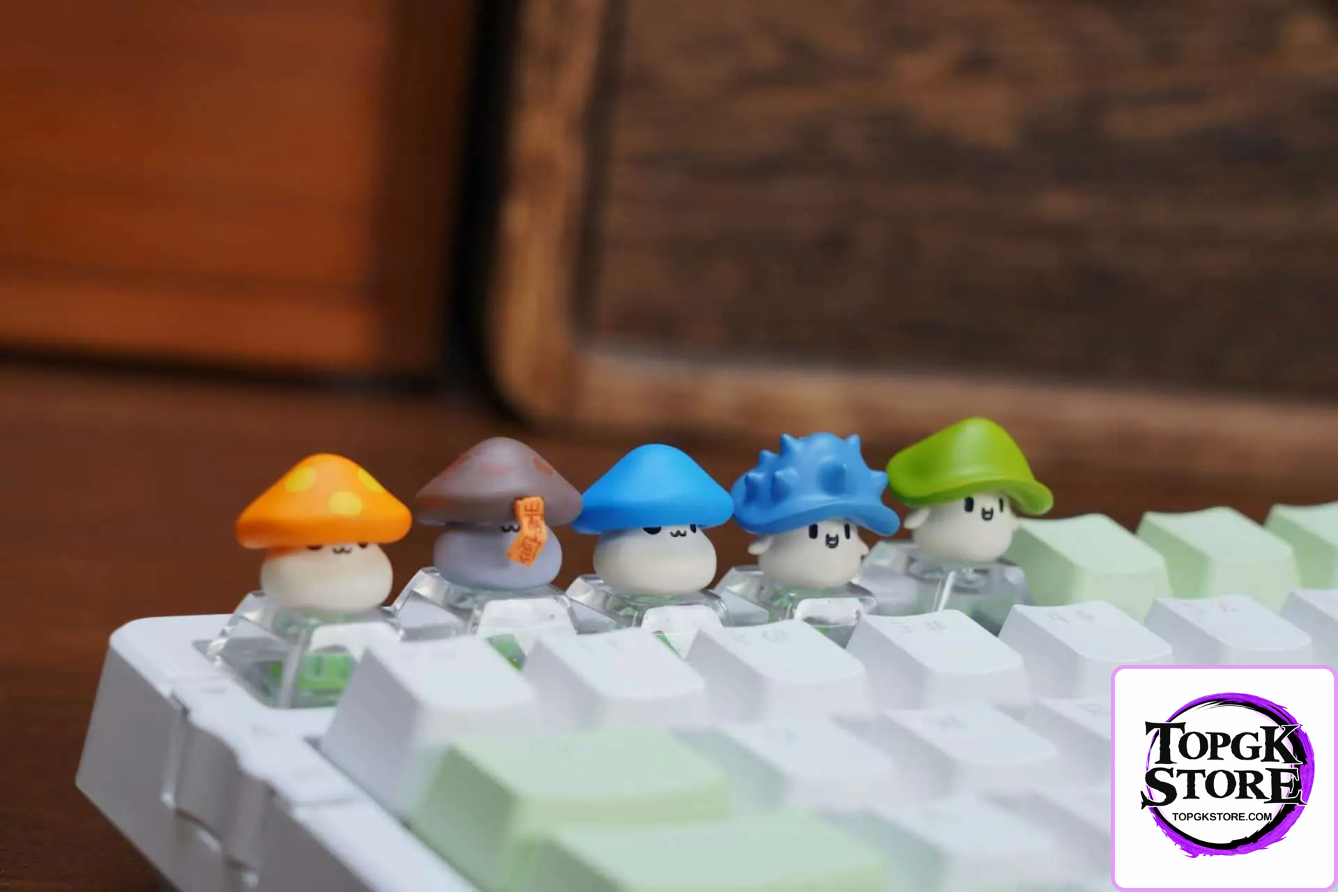 YMG Studio – MapleStory GK Mini Mushroom Family Keycap Set - Photo 3 | TopGKStore