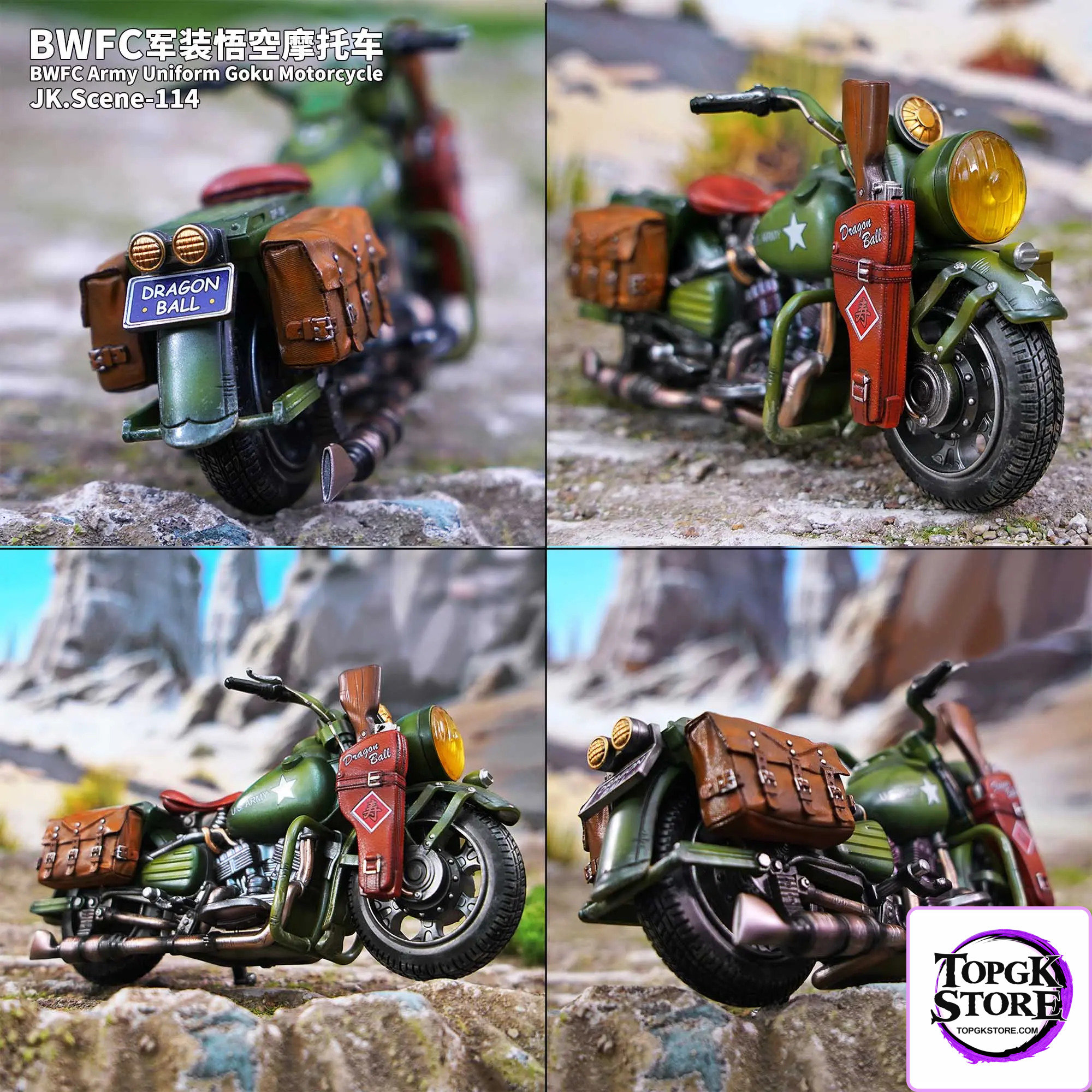 JacksDo Studio – DB Title Page Vehicle Military Motorcycle Dragon Ball - Photo 10 | TopGKStore