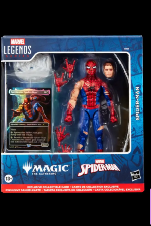 Hasbro Studio – Magic: The Gathering Collaborated Battle-Damaged Spider-Man & Agent Anti-Venom & Iron Spider (M