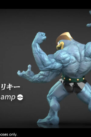 Wang Wang Studio – Pokémon Ring Boxing Champion Machamp 1/20 Pokédex - Photo 2 | TopGKStore