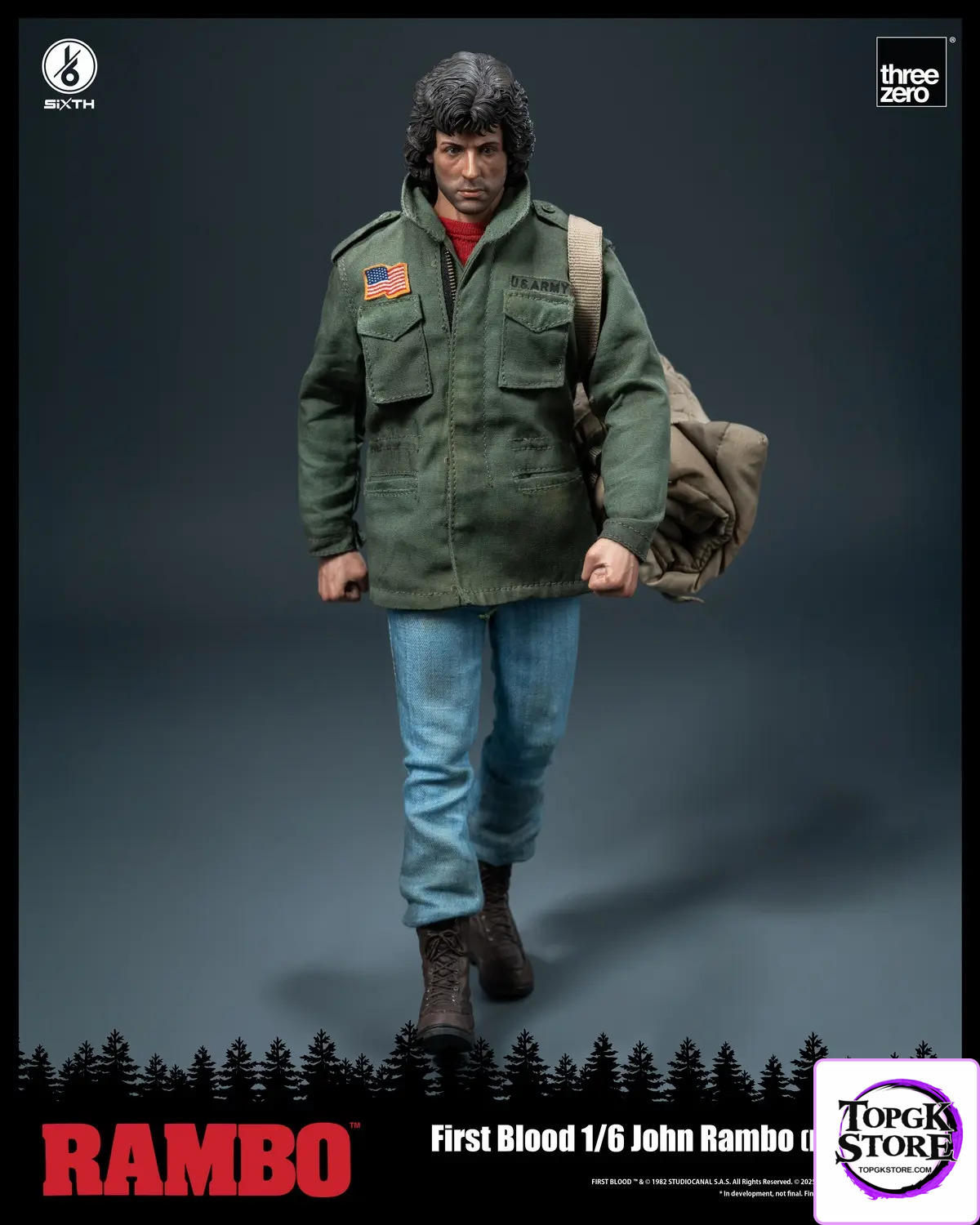 Threezero – Rambo: First Blood 1/6 John Rambo (Field Jacket) 3Z05530W0 (Licensed) - Photo 5 | TopGKStore