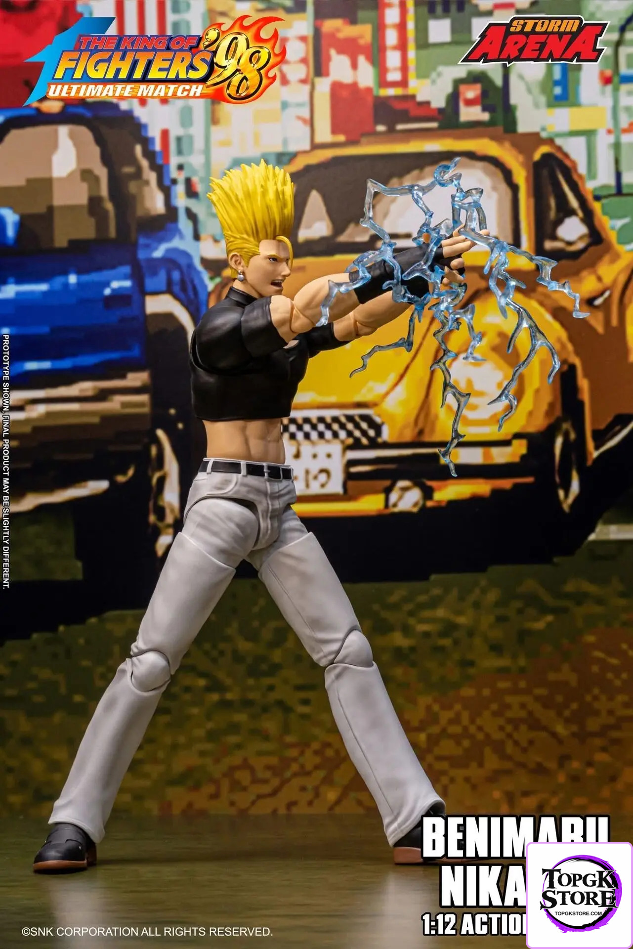 Storm Toys – 1/12 The King of Fighters ’98 Ultimate Match Nikaidou Benimaru Storm Arena (Licensed) - Photo 9 | To