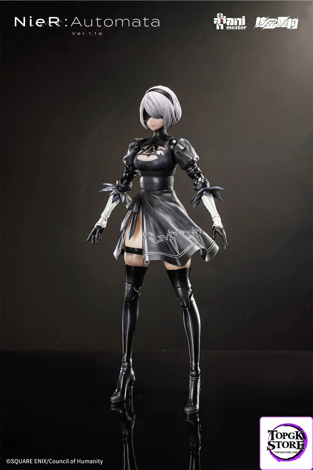 AniMester X Nuclear Gold Reconstruction – YoRHa No.2 Type B – 1/9 Scale Action Figure (Licensed) - Photo 10 | Top