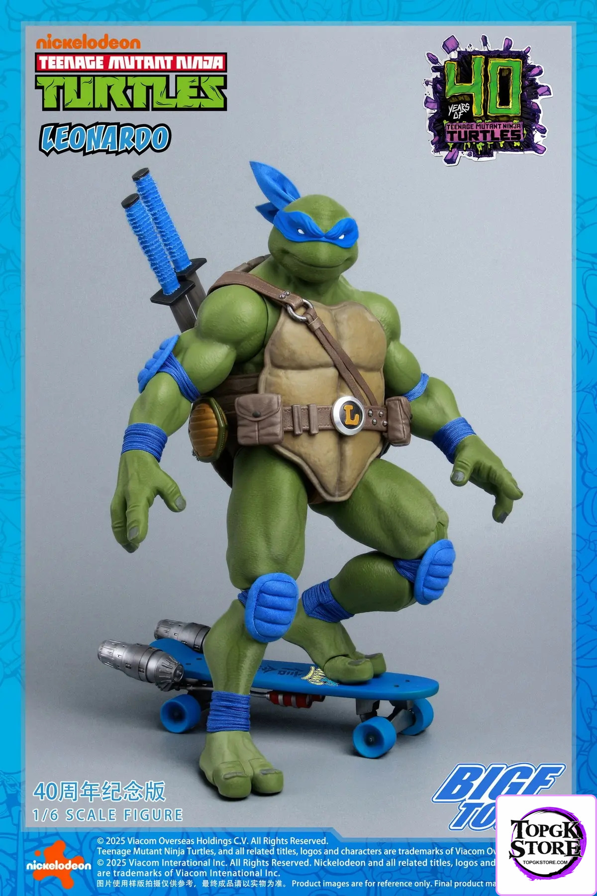 BIGFTOYS – BIGF-001 Leonardo 40th Anniversary Edition 1/6 Scale Action Figure (Licensed) - Photo 15 | TopGKStore