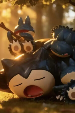 Mimi Studio – Snorlax Family Pokémon - Photo 1 | TopGKStore