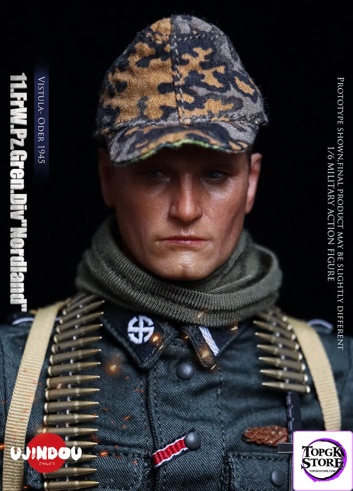 UJINDOU – 1/6 WWII 11. FrW. Pz. Gren. Div “Nordland”, Vistula – Oder 1945 UD9051 (Licensed) - Photo 3