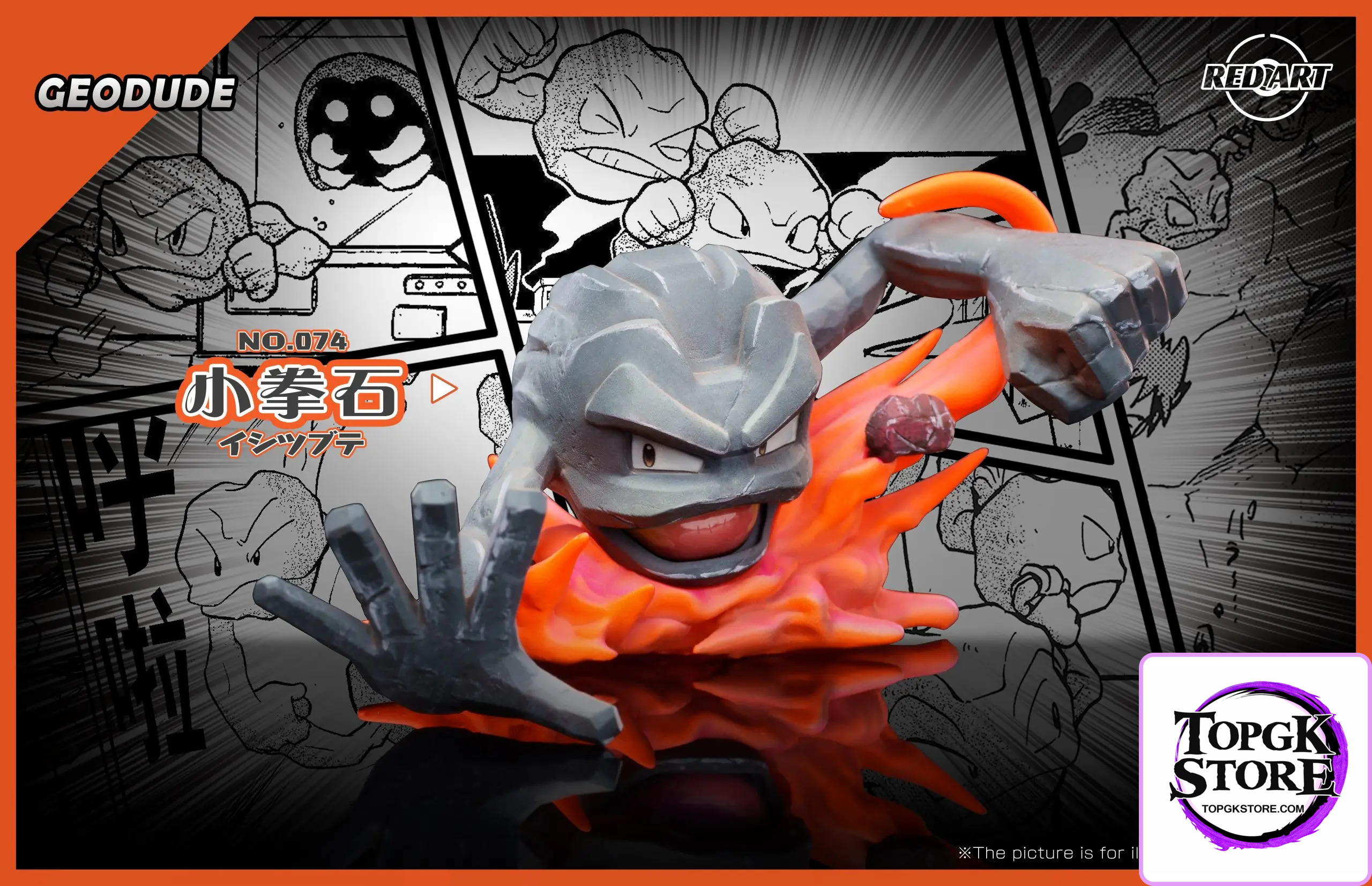 RED ART Studio – Pokémon Speical Brock & Geodude & Graveler & Kabutops - Photo 4 | TopGKStore