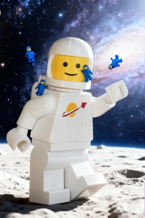 LEYILEBRICK Studio - Astronaut Ten Times Bigger Original - Photo 1 | TopGKStore