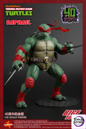 BIGFTOYS – BIGF-002 TNMT Raphael 40th Anniversary Edition 1/6 Scale Action Figure (Licensed) - Photo 1 | TopGKStore