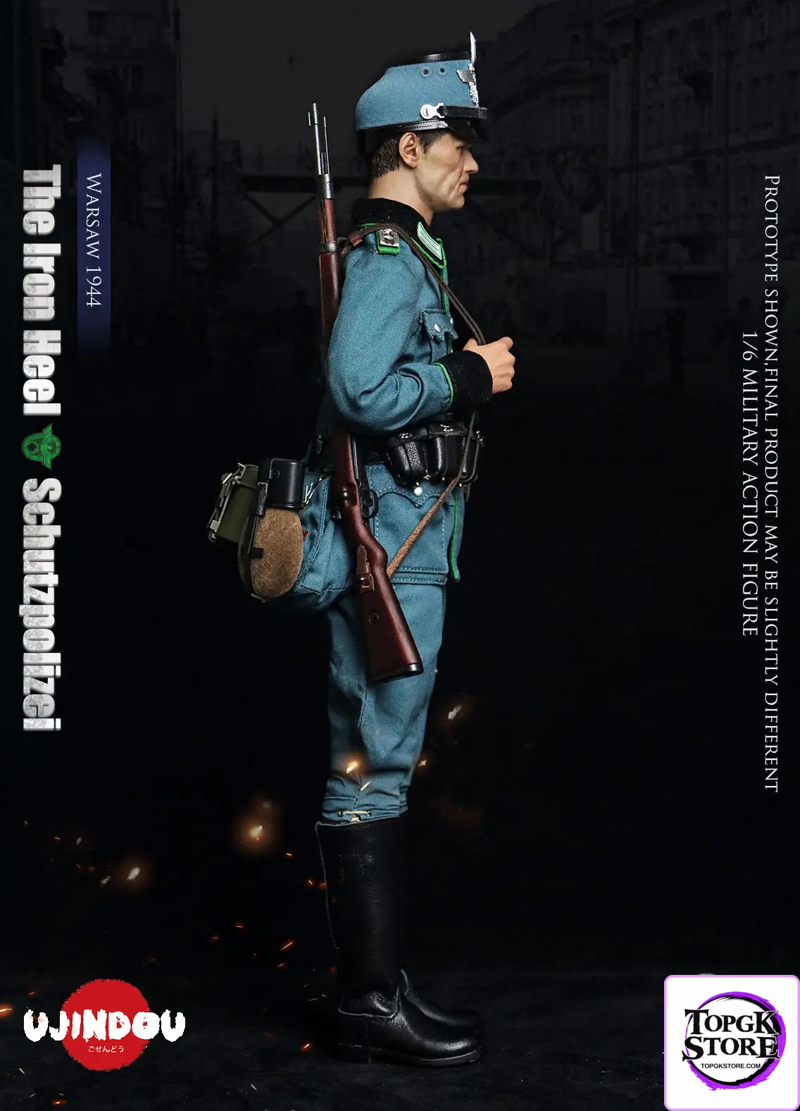 UJINDOU – 1/6 The Iron Heel-WWII German Schutzpolizei Warsaw 1944 UD9057 (Licensed) - Photo 28 | TopGKStore