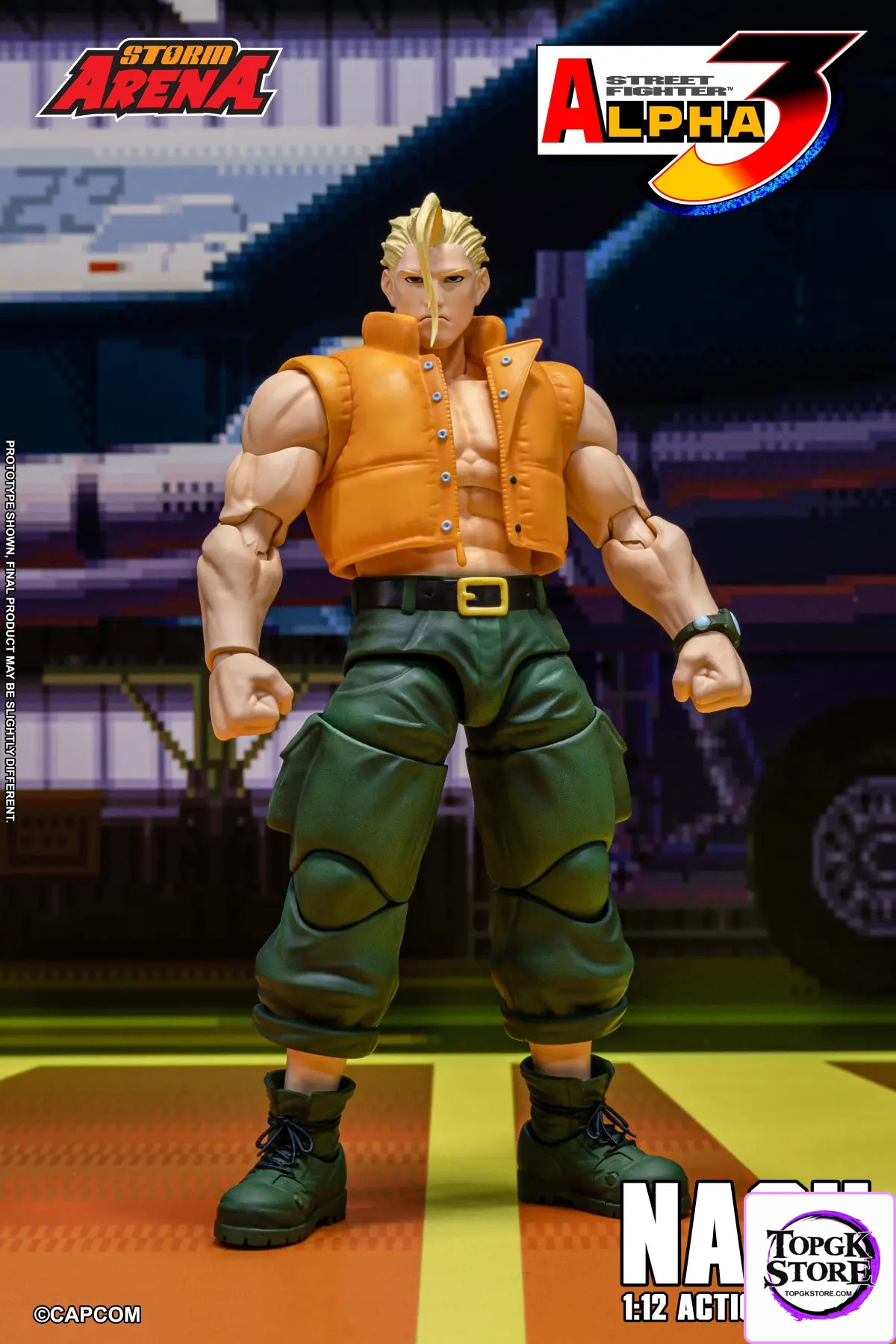 Storm Toys – NASH – STREET FIGHTER Alpha 3 – STORM ARENA (Licensed) - Photo 1 | TopGKStore