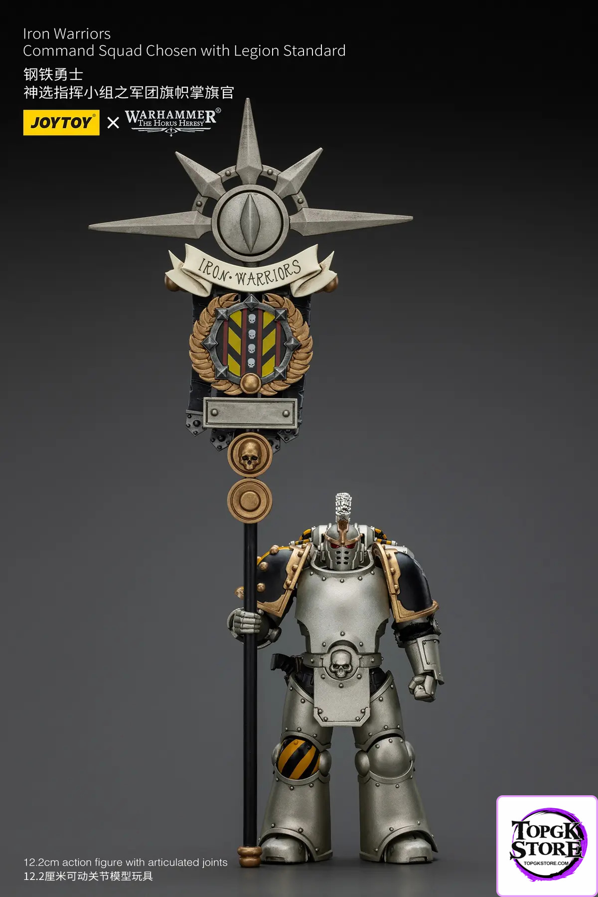 JOYTOY – Iron Warrior Legion Banner Bearer of the Chosen Command Squad JT01765 (Licensed) - Photo 9 | TopGKStore