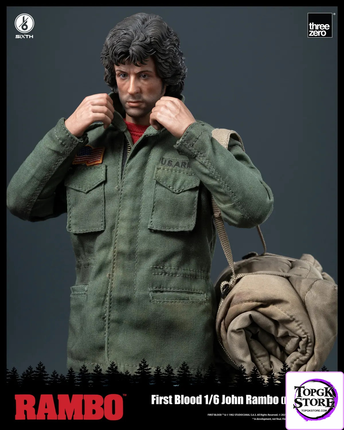 Threezero – Rambo: First Blood 1/6 John Rambo (Field Jacket) 3Z05530W0 (Licensed) - Photo 6 | TopGKStore